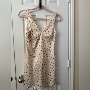 Mi Ami Strawberry slip dress size S